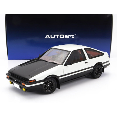 AUTOART TOYOTA SPRINTER TRUENO (AE86) PROJECT D FINAL VERSION 1980 - WHITE BLACK 1/18