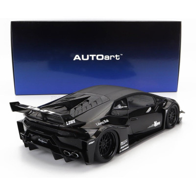 AUTOART LAMBORGHINI HURACAN LIBERTY WALK LB SILHOUETTE WORKS GT 2018 - BLACK 1/18