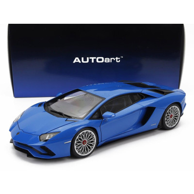 AUTOART LAMBORGHINI AVENTADOR S 2017 - BLUE NILA 1/18