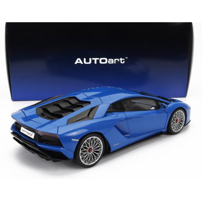 AUTOART LAMBORGHINI AVENTADOR S 2017 - BLUE NILA 1/18