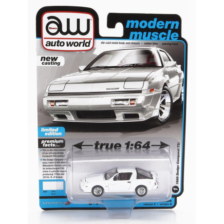 AUTOWORLD DODGE CONQUEST TSi 1986 - WHITE 1/64