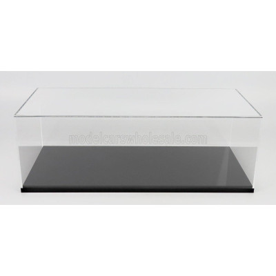 BBR MODELS VETRINA DISPLAY BOX BASE NERA - BLACK BASE FOR 1/12 MODEL - Lungh.LENGHT cm 46.7 X Largh.WIDTH cm 22.7 X Alt.HEIGHT c