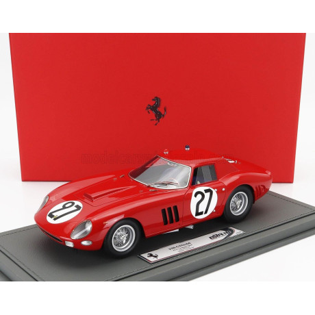 BBR MODELS FERRARI 250 GTO COUPE TEAM NORTH AMERICAN RACING N.A.R.T. N 27 24h LE MANS 1964 FERNAND TAVANO - BOB GROSSMAN - CON V