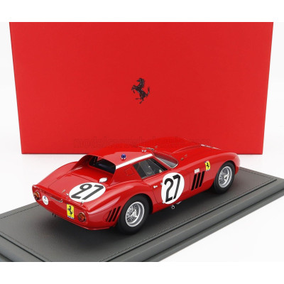 BBR MODELS FERRARI 250 GTO COUPE TEAM NORTH AMERICAN RACING N.A.R.T. N 27 24h LE MANS 1964 FERNAND TAVANO - BOB GROSSMAN - CON V