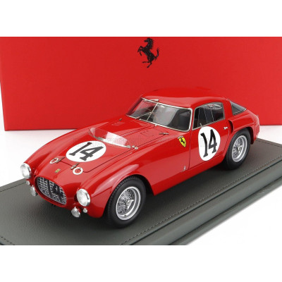 BBR MODELS FERRARI 340MM 4.1L V12 s/n0322 TEAM SCUDERIA FERRARI N 14 24h LE MANS 1953 G.FARINA - M.HAWTHORN - CON VETRINA - WITH