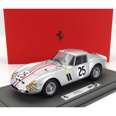 BBR MODELS FERRARI 250 GTO 3.0L V12 COUPE TEAM ECURIE FRANCORCHAMPS N 25 4th 24h LE MANS 1963 LEON DERNIER ELDE - PIERRE DUMAY -