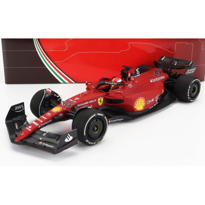 BBR MODELS FERRARI F1-75 TEAM SCUDERIA FERRARI N 16 WINNER AUSTRALIAN GP 2022 CHARLES LECLERC - RED 1/18