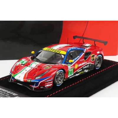 BBR MODELS FERRARI 488 GTE EVO 3.9L TURBO V8 TEAM AF CORSE N 71 LMGTE PRO CLASS 24h LE MANS 2020 S.BIRD - M.MOLINA - D.RIGON - C