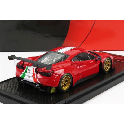BBR MODELS FERRARI 488 GT MODIFICATA 2020 - ROSSO CORSA 322 - RED 1/43