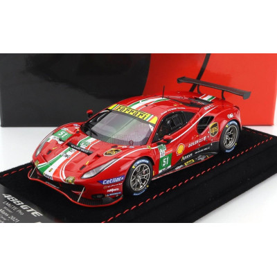 BBR MODELS FERRARI 488 GTE 3.9L TURBO V8 TEAM AF CORSE N 51 WINNER LMGTE PRO CLASS 24h LE MANS 2021 J.CALADO - A.PIER GUIDI - C.