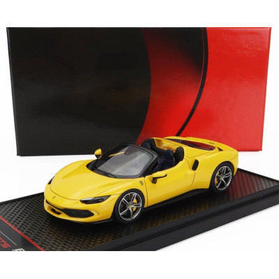 BBR MODELS FERRARI 296 GTS SPIDER 2022 - GIALLO MODENA - YELLOW 1/43