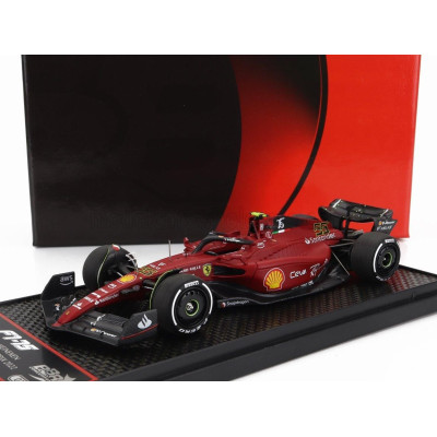 BBR MODELS FERRARI F1-75 TEAM SCUDERIA FERRARI N 55 AUSTRALIAN GP 2022 CARLOS SAINZ - RED 1/43