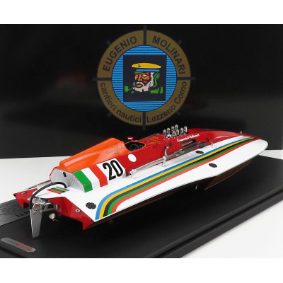 BBR MODELS MOLINARI OFFSHORE MOTOSCAFO 4 PUNTI N 20 EDOARDO MOLINARI WINNER GIRO DEL LARIO - MEETING DI CIPRO - RAID PAVIA-VENEZ