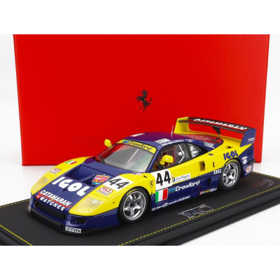 BBR MODELS FERRARI F40 GTE 3.5L TURBO V8 TEAM ENNEA SRL IGOL N 44 24h LE MANS 1996 L.DELLA NOCE - A.OLOFSSON - C.ROSENBLAD - YEL