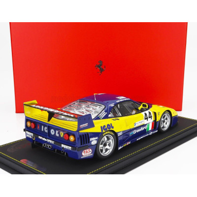 BBR MODELS FERRARI F40 GTE 3.5L TURBO V8 TEAM ENNEA SRL IGOL N 44 24h LE MANS 1996 L.DELLA NOCE - A.OLOFSSON - C.ROSENBLAD - YEL