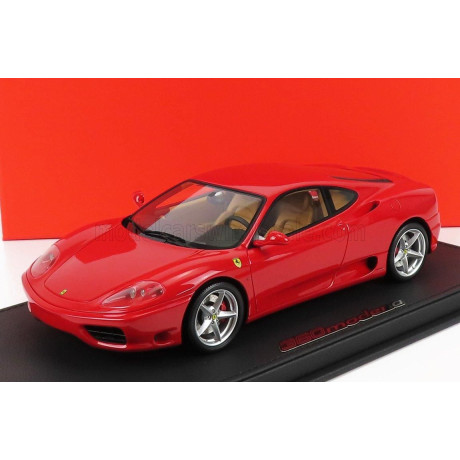 BBR MODELS FERRARI 360 MODENA 1999 - F1 GEAR BOX - CAMBIO F1 - CON VETRINA - WITH SHOWCASE - ROSSO CORSA 322 - RED 1/18