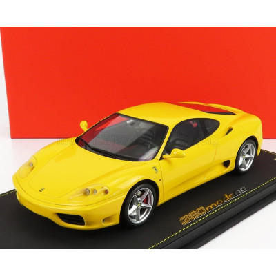 BBR MODELS FERRARI 360 MODENA 1999 - F1 GEAR BOX - CAMBIO F1 - CON VETRINA - WITH SHOWCASE - YELLOW 1/18