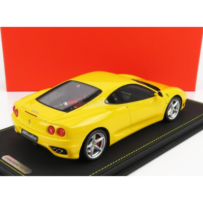 BBR MODELS FERRARI 360 MODENA 1999 - F1 GEAR BOX - CAMBIO F1 - CON VETRINA - WITH SHOWCASE - YELLOW 1/18