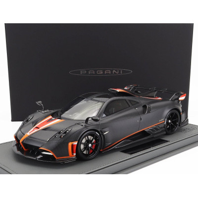 BBR MODELS PAGANI IMOLA 2020 - CON VETRINA - WITH SHOWCASE - CARBON FIBER MATT BLACK 1/18