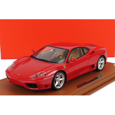 BBR MODELS FERRARI 360 MODENA 1999 - MANUAL GEAR BOX - CAMBIO MANUALE - CON VETRINA - WITH SHOWCASE - RED 1/18