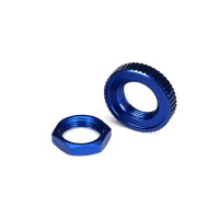 Tuning alkatrészek RC modellautókhoz Traxxas 4-Tec 2.0: Alumínium szervosaver kék.