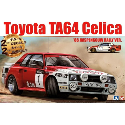 BEEMAX TOYOTA CELICA TWIN-CAM TURBO N 1 RALLY HASPENGOUW 1985 F.GALLAGHER - J.KANKKUNEN 1/24