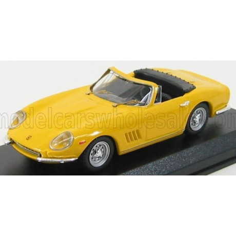 BEST MODEL FERRARI 275 GTB/4 SPIDER 1966 - YELLOW 1/43