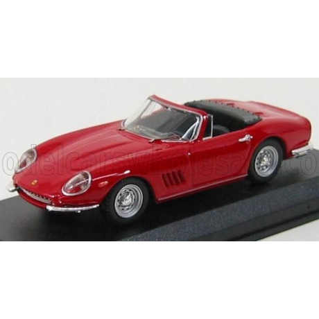 BEST MODEL FERRARI 275 GTB/4 SPIDER 1966 - RED 1/43