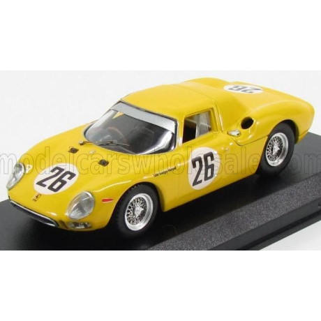 BEST MODEL FERRARI 250LM 3.3L V12 ch. n6313 TEAM PIERRE DUMAY N 26 2nd 24h LE MANS 1965 PIERRE DUMAY - GUSTAVE GOSSELIN - YELLOW