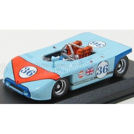 BEST MODEL PORSCHE 908/3 N 36 TARGA FLORIO 1970 ATTWOOD - WALDEGAARD - LIGHT BLUE 1/43
