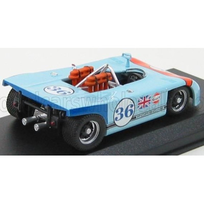 BEST MODEL PORSCHE 908/3 N 36 TARGA FLORIO 1970 ATTWOOD - WALDEGAARD - LIGHT BLUE 1/43