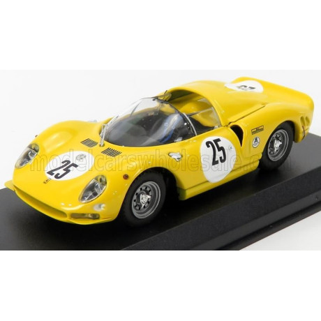 BEST MODEL FERRARI 365 P2 N 25 24h DAYTONA 1966 BIANCHI - VAN OPHEM - JEAN BEURLYS - YELLOW 1/43
