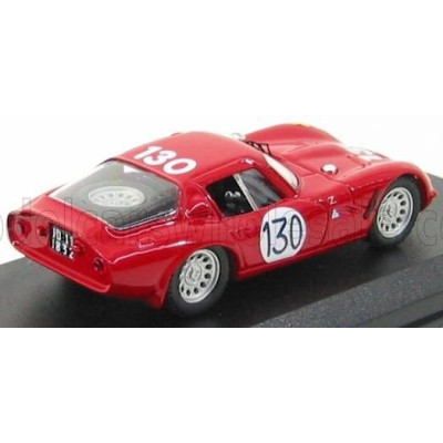 BEST MODEL ALFA ROMEO TZ2 N 130 TARGA FLORIO 1966 BIANCHI - BUSSINELLO - RED 1/43