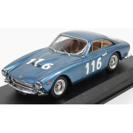 BEST MODEL FERRARI 250 GTL N 116 TARGA FLORIO 1965 BLOUIN - SAUER - BLUE 1/43