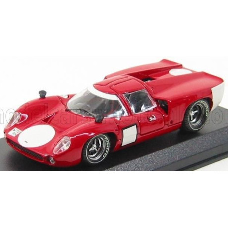 BEST MODEL LOLA T70 COUPE PROVA 1967 - RED WHITE 1/43