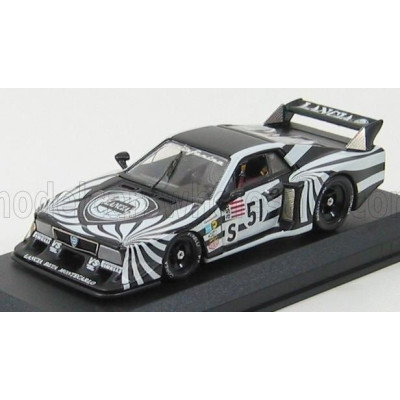 BEST MODEL LANCIA BETA MONTECARLO SILVERSTONE 1979 N 51 PATRESE - BLACK WHITE 1/43