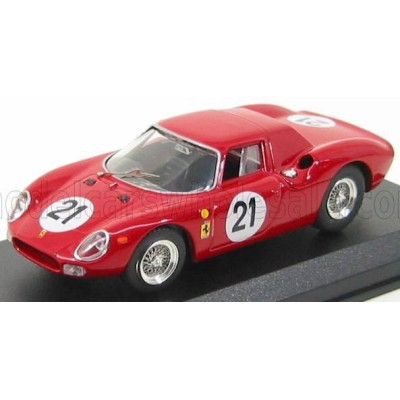 BEST MODEL FERRARI 250 LM N 21 24h LE MANS 1965 RINDT - GREGORY - RED 1/43
