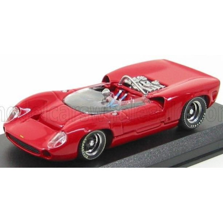 BEST MODEL LOLA T70 SPIDER PROVA 1956 - RED 1/43