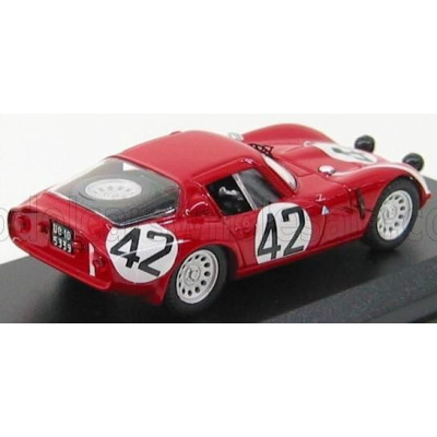 BEST MODEL ALFA ROMEO TZ2 N 42 24h LE MANS 1965 ZUCCOLI - GEKY - RED 1/43