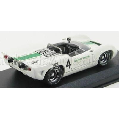 BEST MODEL LOLA T70 SPIDER N 4 OULTON PARK 1965 D.HULME - WHITE GREEN 1/43