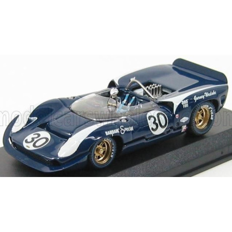 BEST MODEL LOLA T70 SPIDER N 30 BRIDGEHAMPTON 1966 D.GURNEY - BLUE WHITE 1/43