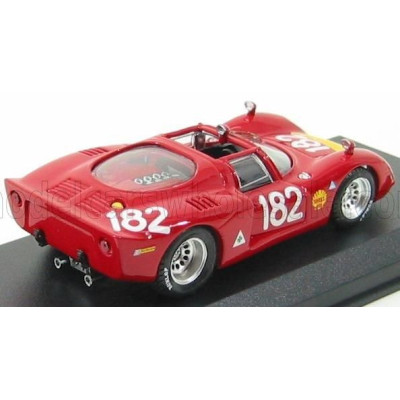 BEST MODEL ALFA ROMEO 33.2 SPIDER TARGA FLORIO N 182 BAGH. 1968 - RED 1/43
