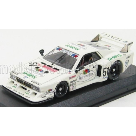 BEST MODEL LANCIA BETA MONTECARLO N 51 ZOLDER 1980 H.HEYER - WHITE 1/43