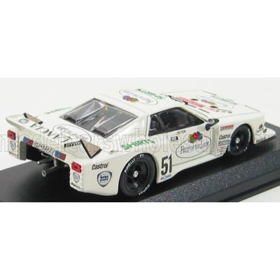 BEST MODEL LANCIA BETA MONTECARLO N 51 ZOLDER 1980 H.HEYER - WHITE 1/43