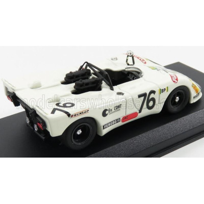 BEST MODEL PORSCHE 908/2 FLUNDER N 76 24h LE MANS 1972 LAGNIEZ - TOUROUL - WHITE 1/43
