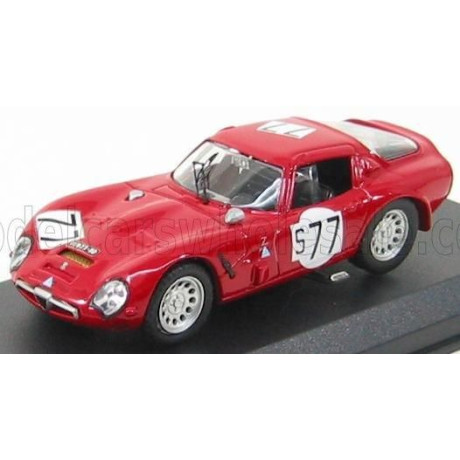 BEST MODEL ALFA ROMEO TZ2 N 77 NURBURGRING 1966 L.BIANCHI - H.SCHULTZ - RED 1/43