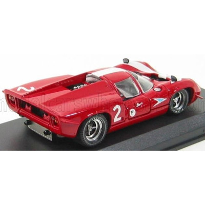 BEST MODEL LOLA T70 COUPE N 2 BRANDS HATCH 1967 SURTEES - HOBBS - RED WHITE 1/43
