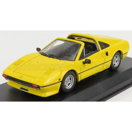 BEST MODEL FERRARI 308 GTS SPIDER OPEN 1978 - YELLOW 1/43