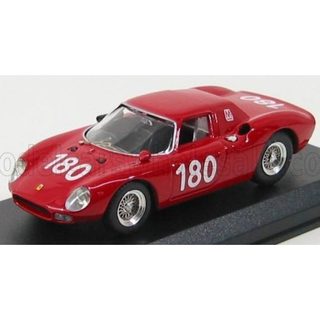 BEST MODEL FERRARI 250LM N 180 TARGA FLORIO 1966 - RED 1/43