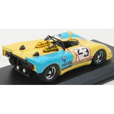 BEST MODEL PORSCHE FLUNDER N 23 MONZA 1971 NORIS - SIGALA - YELLOW LIGHT BLUE 1/43